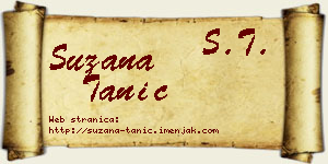Suzana Tanić vizit kartica